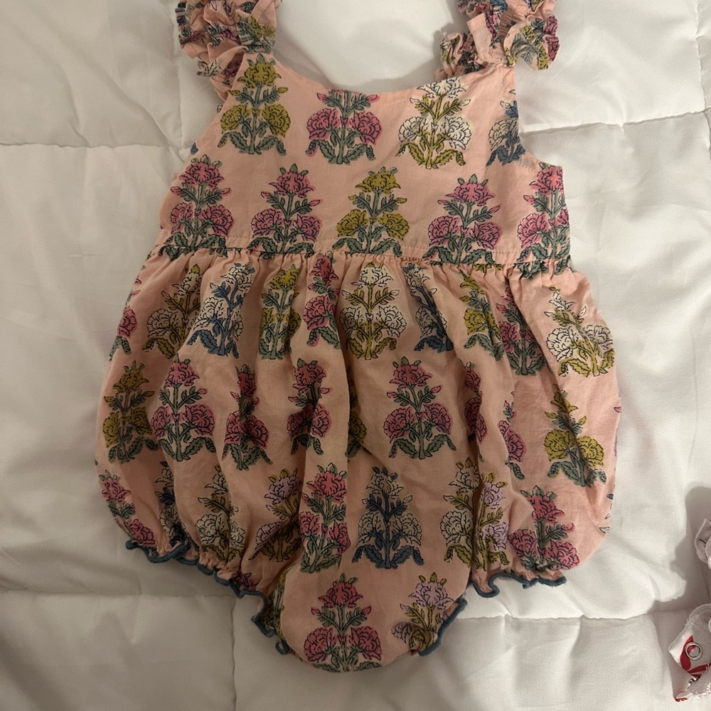 Pink Chicken Pastel Baby Outfit